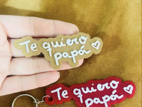 Pack Llavero + Pin Caligrafía
